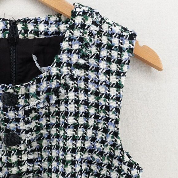 Veronica Beard Julie Sleeveless Tweed Dress 8 - Picture 7 of 11